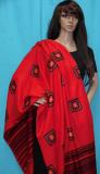 Red Shawl, Pashmina Angora Kashmiri Winter Wear Wrap #5152
